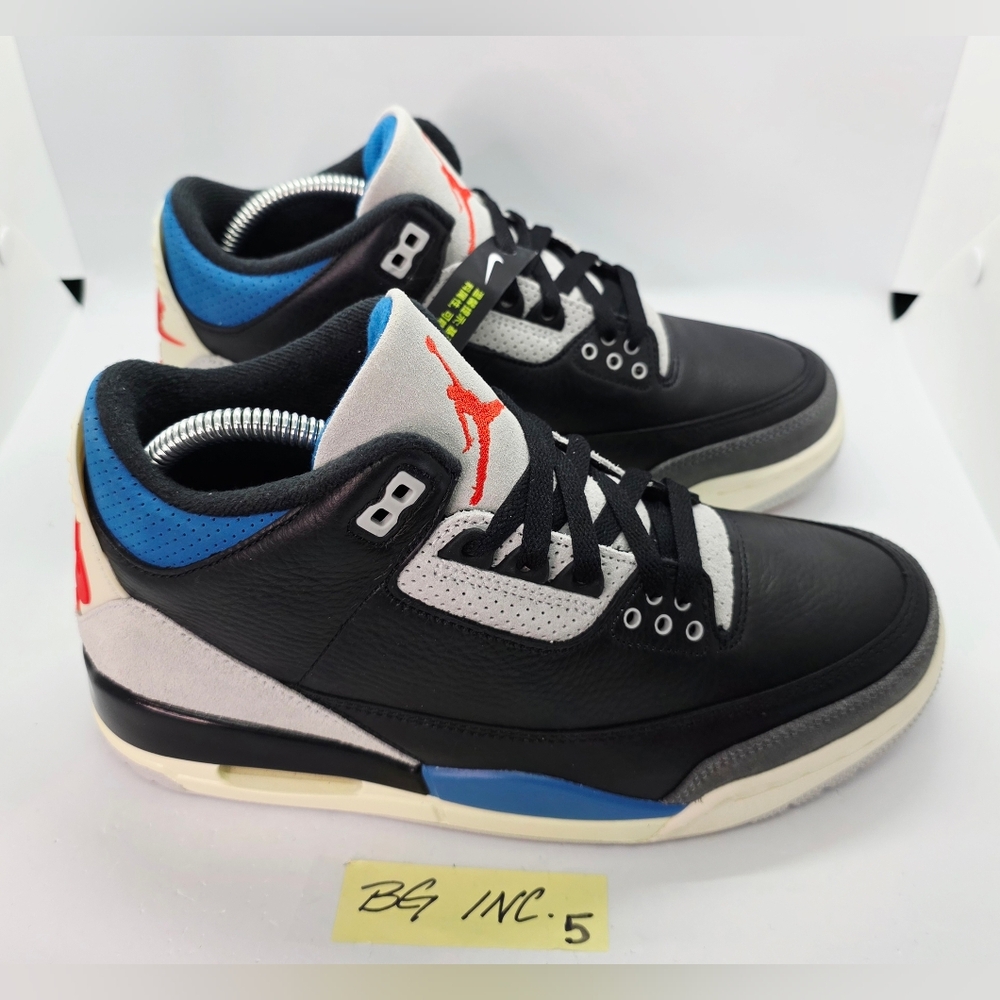 Nike Air Jordan AJ Retro 3 OG Rare Air IB8967-004 Men's Size 7 NEW Black / Red